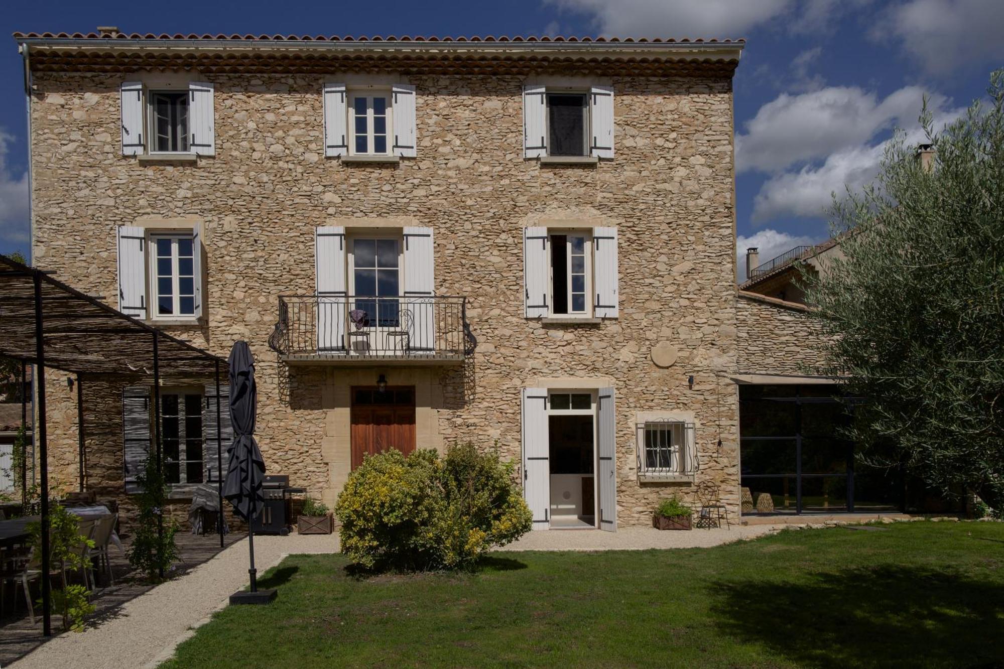 Provenzalisches Landhaus Les Martinets Am Fusse Des Mont Ventoux Villes-sur-Auzon Esterno foto