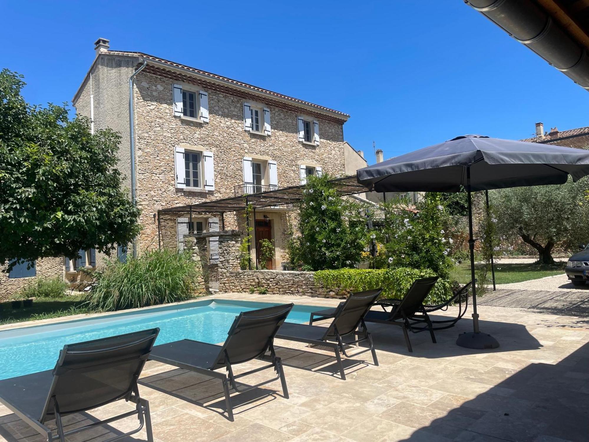 Provenzalisches Landhaus Les Martinets Am Fusse Des Mont Ventoux Villes-sur-Auzon Esterno foto